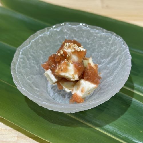 酒盗梅チーズ和え