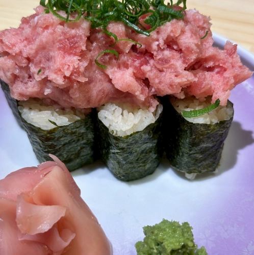 酒呑みの為のねぎトロ巻き