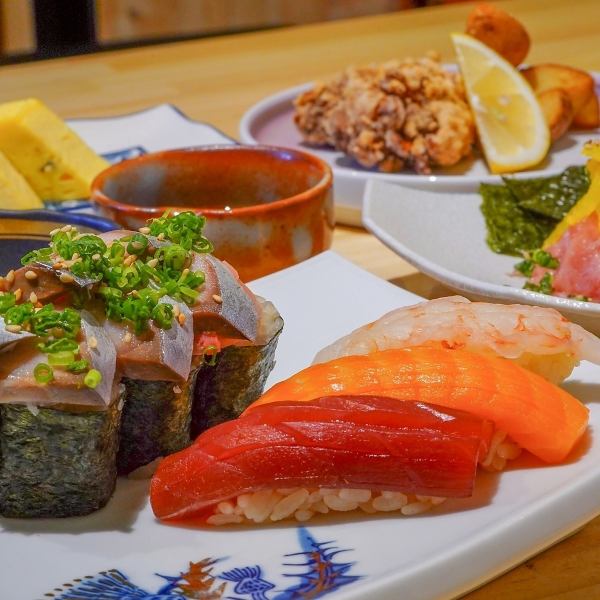 種類豊富な料理の数々ありそうでない寿司酒場