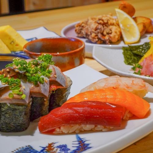 種類豊富な料理の数々ありそうでない寿司酒場