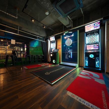 【2時間遊び放題コース】お酒を飲みながらゴルフやダーツをプレー!飲み放題付き3600円(税込)