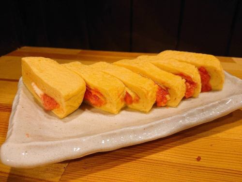 Mentaiko and Cream Cheese Rolled Egg
