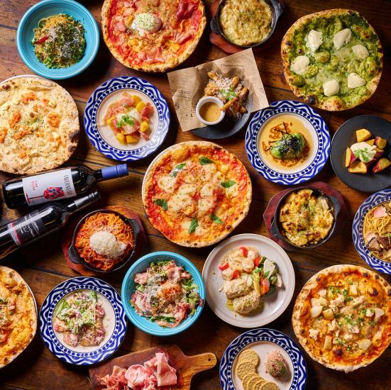 窯焼きピッツァ&サイドメニュー550円～♪