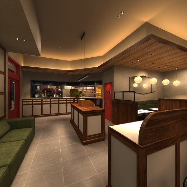 モダンで温かみのあるお洒落な店内♪ゆったりとくつろげるカジュアルな雰囲気が魅力です。お友達とのランチやお仕事終わりの一杯まで幅広いシーンでご利用ください。