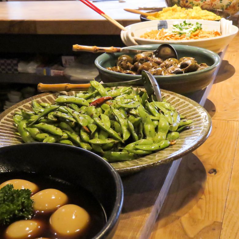 Side dishes of the day [1 plate approximately 300 JPY (incl. tax) ~ 800 JPY (incl. tax)]