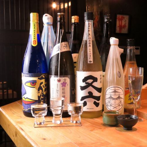 [Enjoy sake with a drink comparison set]