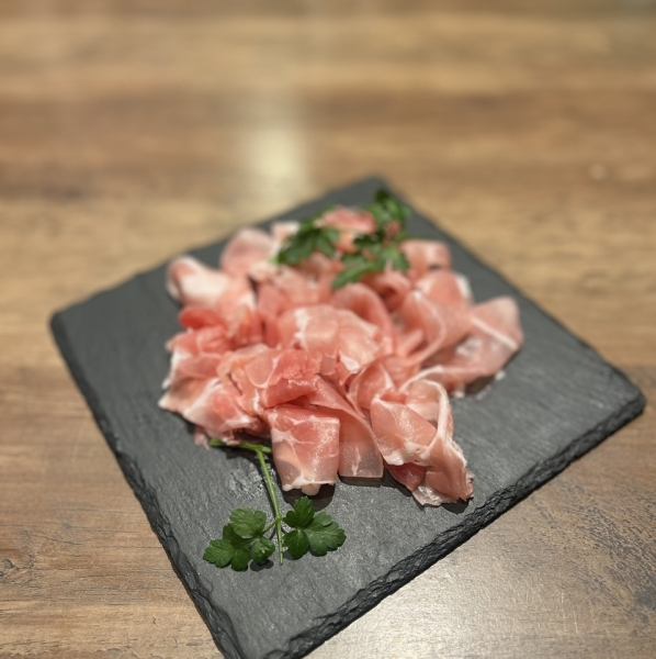 Perfect with alcohol! Our signature snack "Prosciutto"