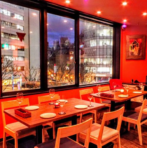 [Bistro dining Liebe Shinjuku 3-chome Main Branch] Popular for dates, anniversaries, birthday parties, etc.