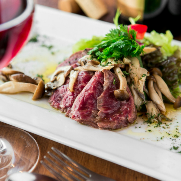 [Very popular] ~Luxurious 7-course meal including roast beef~ Exquisite cuisine with all-you-can-drink draft beer and wine 4,500 yen (tax included)