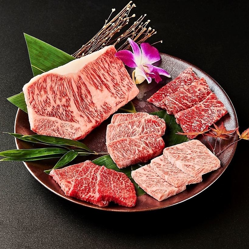 長崎和牛焼肉：人気No.１メニュー『長崎和牛5種盛り』