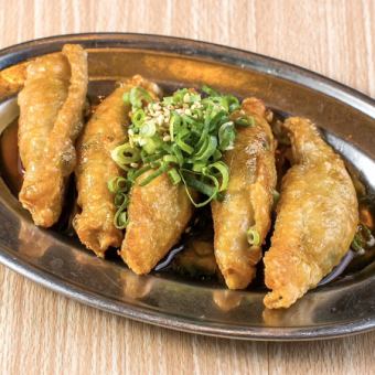 鶏皮餃子