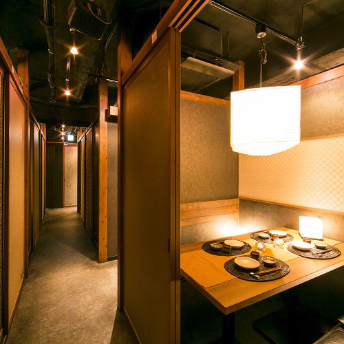It is a perfect space to enjoy sake slowly.How about entertaining with Japanese dishes such as delicious meat sushi while tasting sake?