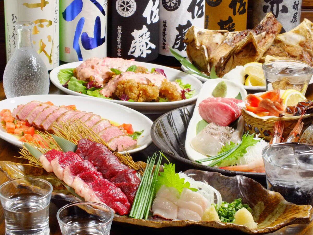 市ヶ谷の居酒屋なら風舞で！4500円～5500円のコースを用意しました。内容盛り沢山♪