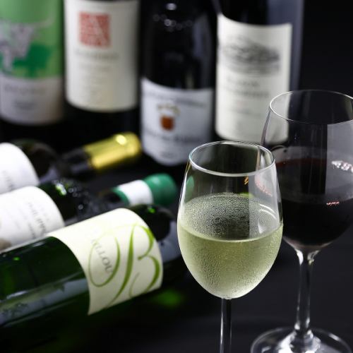 We offer a wide variety of wines