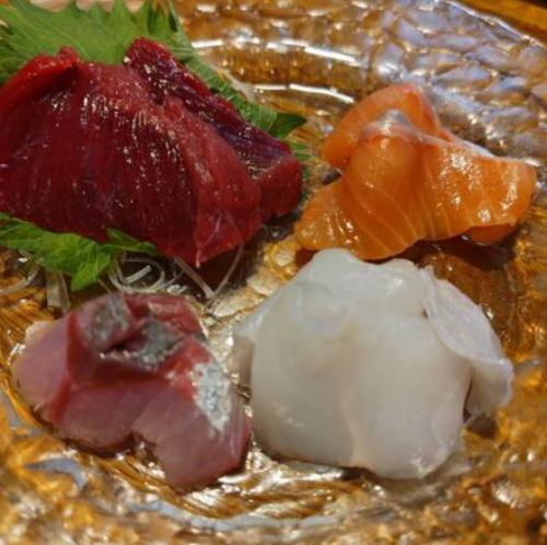 本日の刺身盛り合わせ