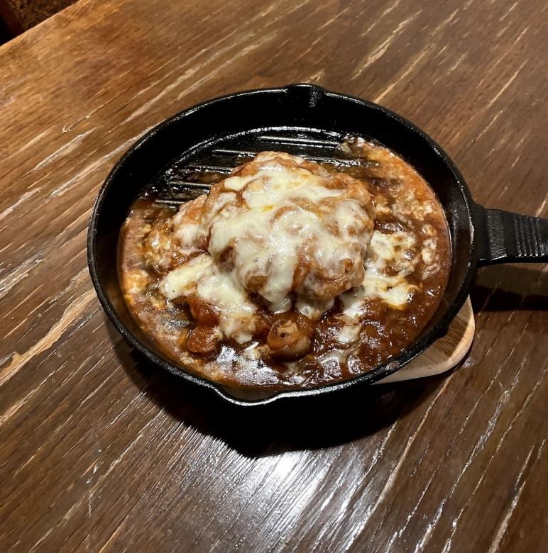 鉄板チーズハンバーグ