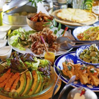 【2月お得!生ビール付食べ飲み放題】Dコース乾杯コロナビールと全10品180分7000円⇒6000円(税込)