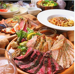 コースC☆乾杯シャンパン付3H飲み放題[主役も喜ぶ厳選肉のスペシャリテ10品コース4980円⇒3980円