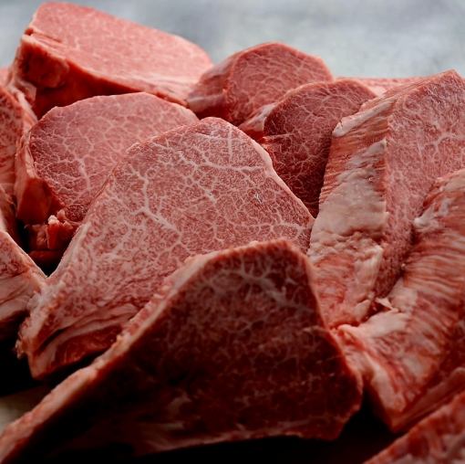 【ランチコース】黒樺牛鉄板焼きステーキ フィレ180g