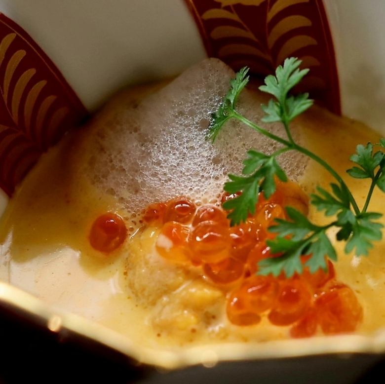 特製フラン オマール海老のソース