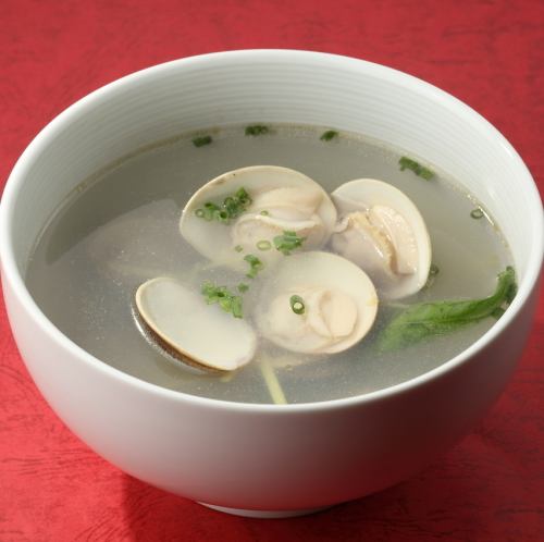 はまぐりスープ 生姜風味 (薑絲蛤蜊湯)