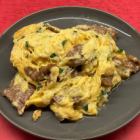 トロトロ卵や牛肉の炒め 