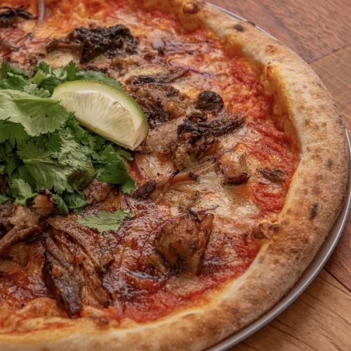 北谷プルドポークピザ