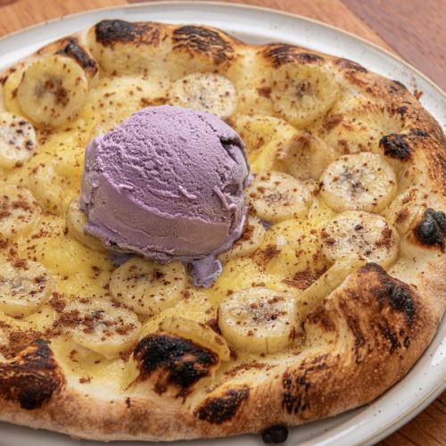 バナナシナモン&ブルーシールアイス