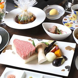 【スペシャルコース】黒毛和牛A5フィレ＆和牛霜降りすき焼き風に舌鼓★10品16500円(税込)