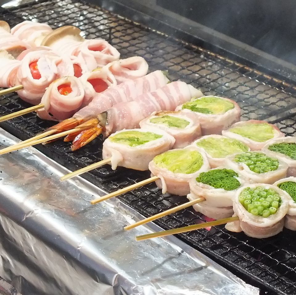 野菜巻きは女性にも大人気。味のほか食感や風味も◎