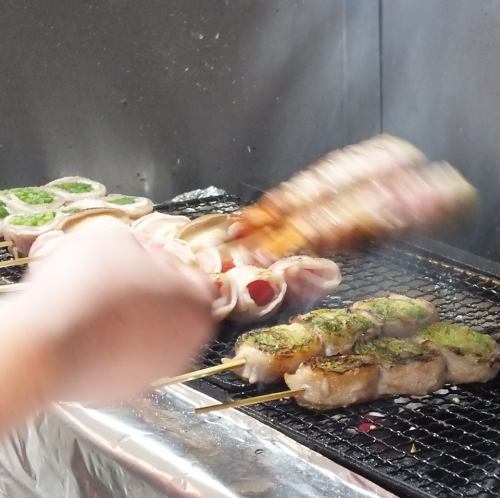 炭火焼き串がおすすめ