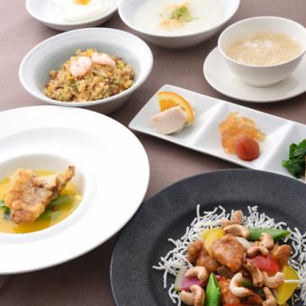 Lunch course "Jasmine" available only between 11:00 and 11:30