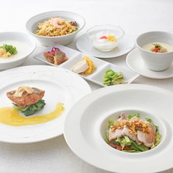 Lunch course "Jasmine" available only between 11:00 and 11:30