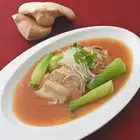 秋鮭と白霊茸の広東蒸し 2-3名様分