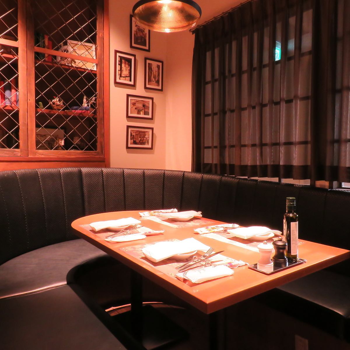 You can enjoy authentic Italian food in a stylish restaurant ♪
