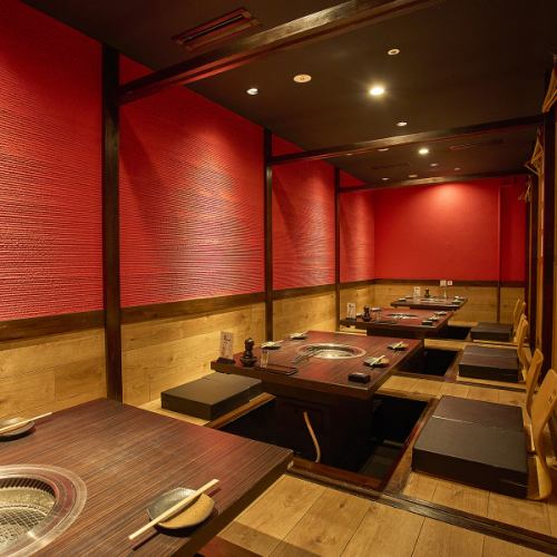 広々とした個室で焼肉♪