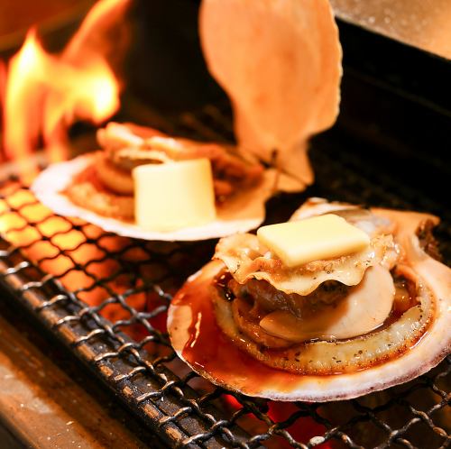 【北海道直送】殻付きホタテのバターしょう油焼き