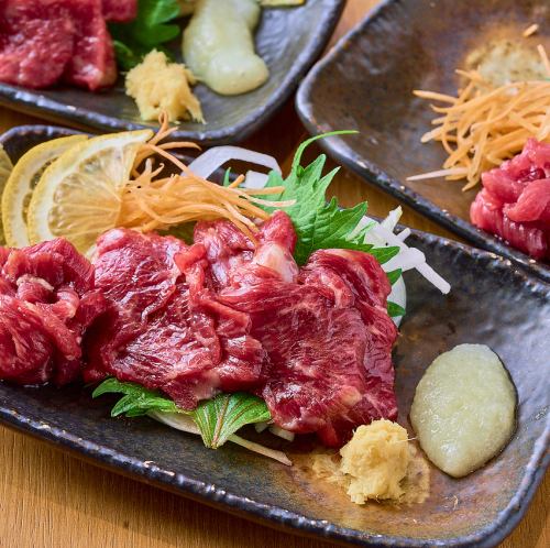 Assortment of 3 kinds of horse meat