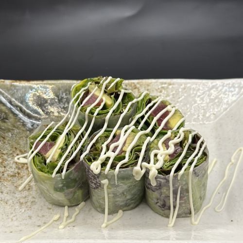 金枪鱼鳄梨春卷