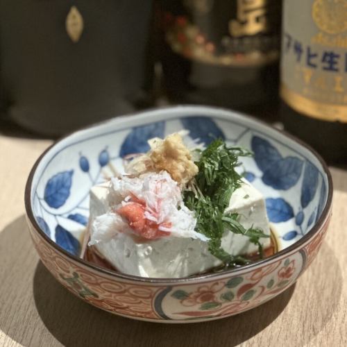 蟹肉紫苏叶凉豆腐