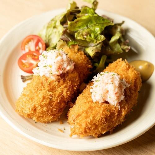 蟹肉奶油可乐饼(2个)