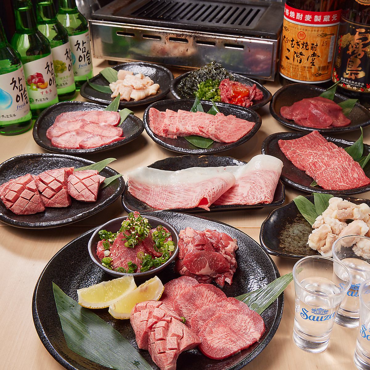 Perfect for a Yakiniku date ◎ Conversation is lively in a casual space ♪