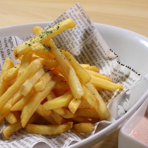 French fries Mentai dip