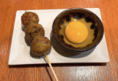 Meatball Tsukimi-yaki