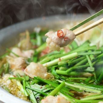 【Yokaromon套餐】90分钟畅饮+博多元津火锅7道菜 4,000日元