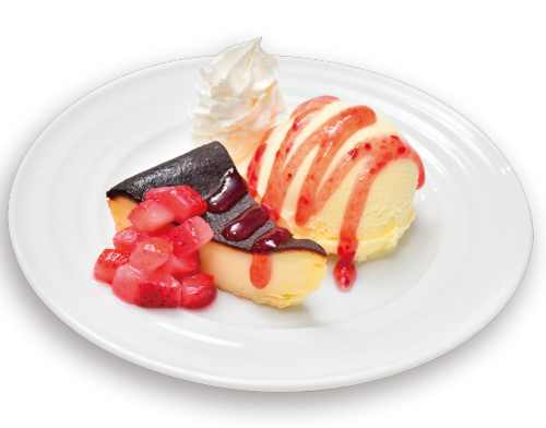 学割いちごバスクチーズケーキ