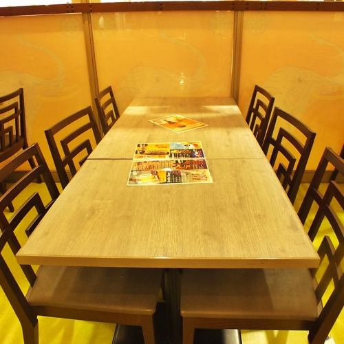 【6名掛けのテーブル席】ご家族連れにオススメ!お子様も大歓迎です!