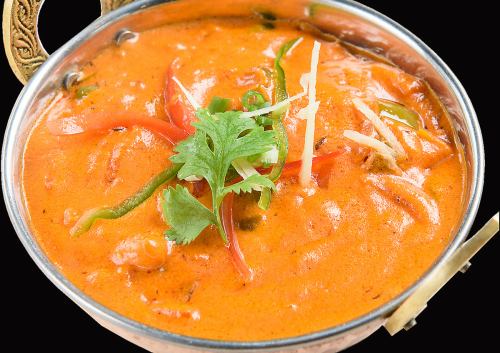 I.海老バターマサラ Prawn Butter Masala