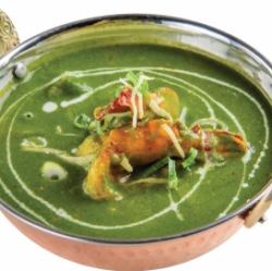 【特製咖哩】菠菜蝦/北海道扇貝黃油瑪莎拉