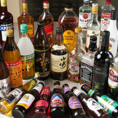 タイ・インドのお酒も充実